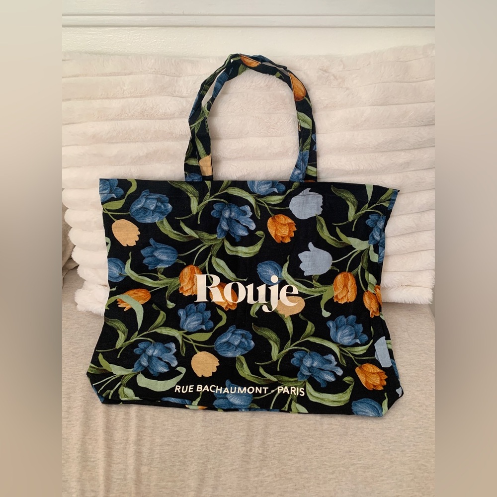 Rouje floral tote bag